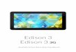 Edison 3 Edison 3 3G Ausführliches Benutzerhandbuch