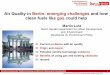 Air Quality in Berlin: emerging challenges and ... - SEDIGAS